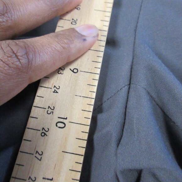 Club Monaco Capri Pants Women 6 Black Cotton Blend Mid Rise Cropped Casual 314 - Picture 8 of 10